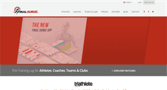 Desktop Screenshot of finalsurge.com